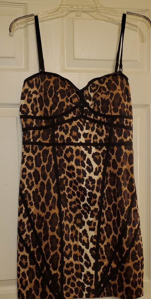 Animal print dress